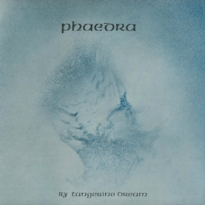 Phaedra album cover, a dark painting with a small glowing form