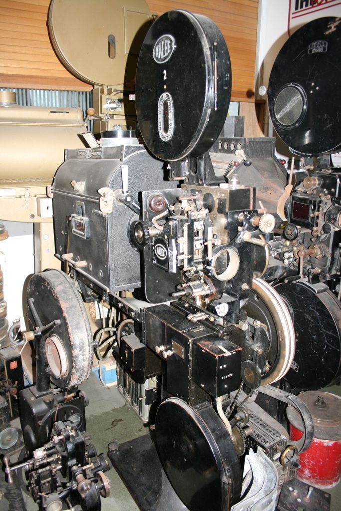 A 35mm cinema projector